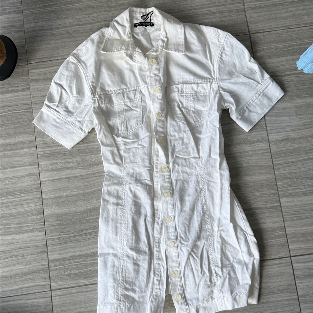 Zara White Mini Dress